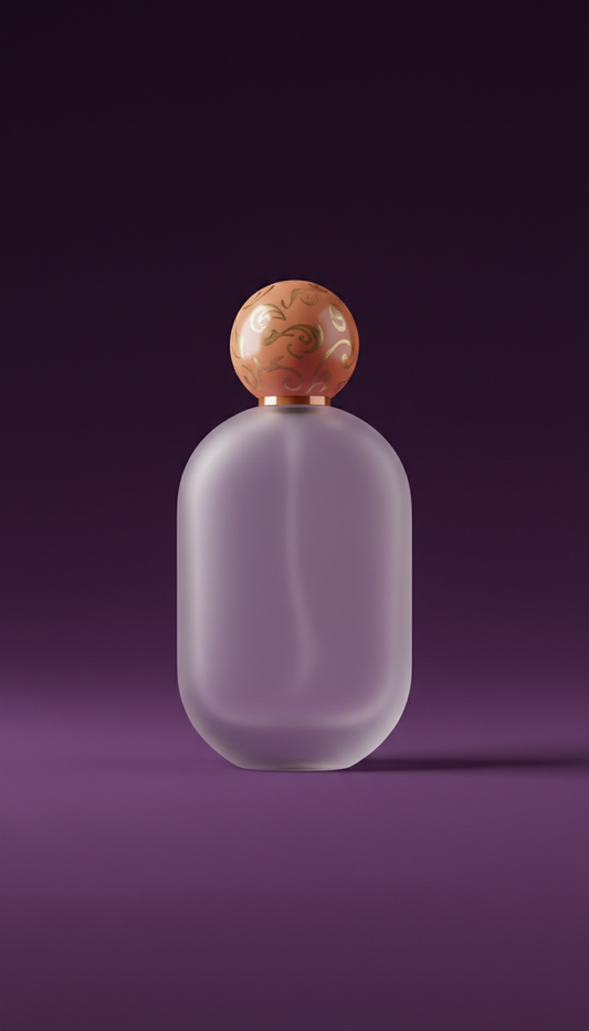 Amber Perfume In Glass Decanter