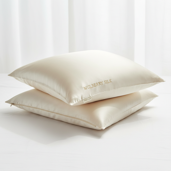 Mulberry Silk Pillowcase Set 25mm Queen — VELVETYA